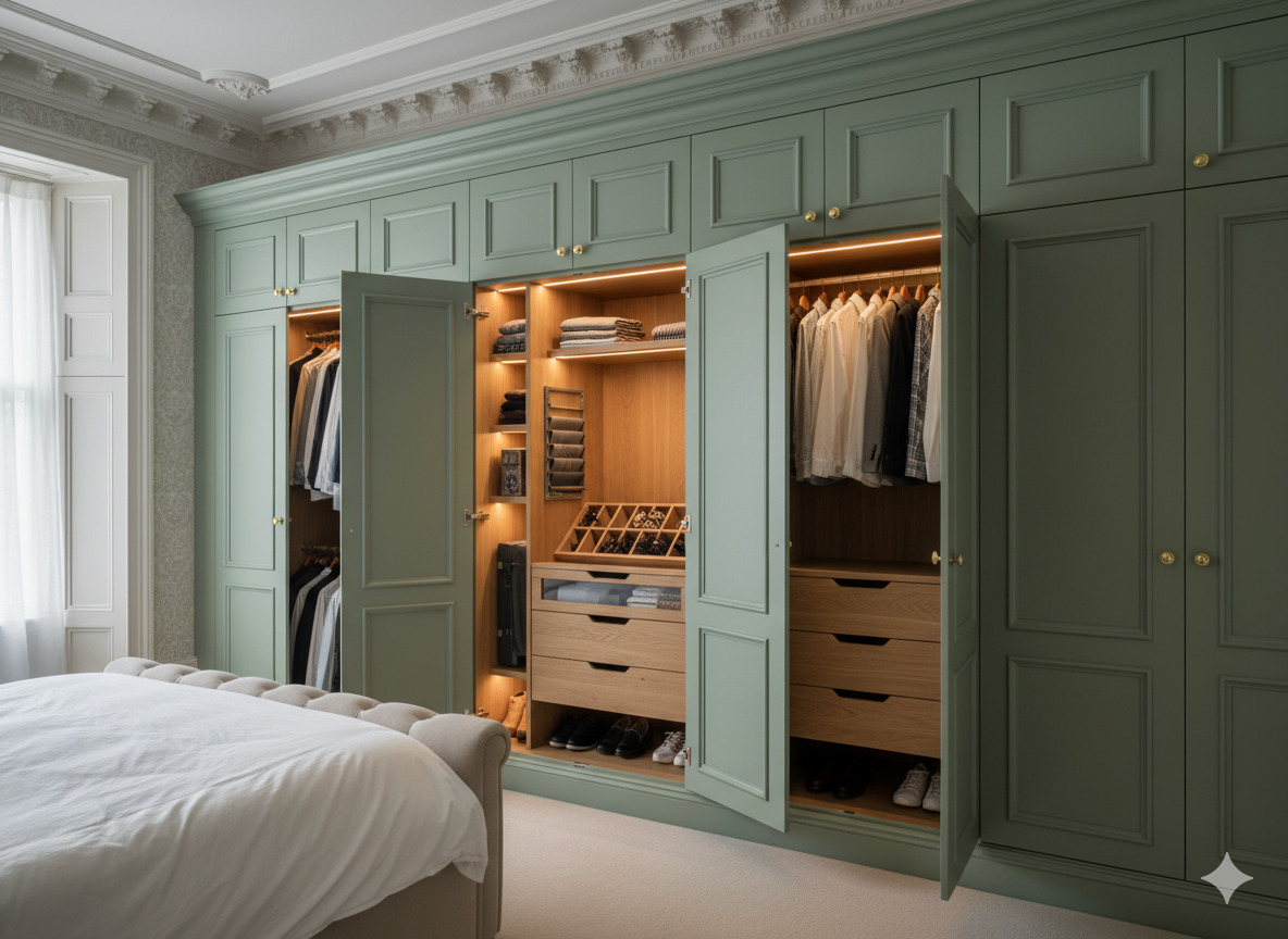 Built-in wardrobe system