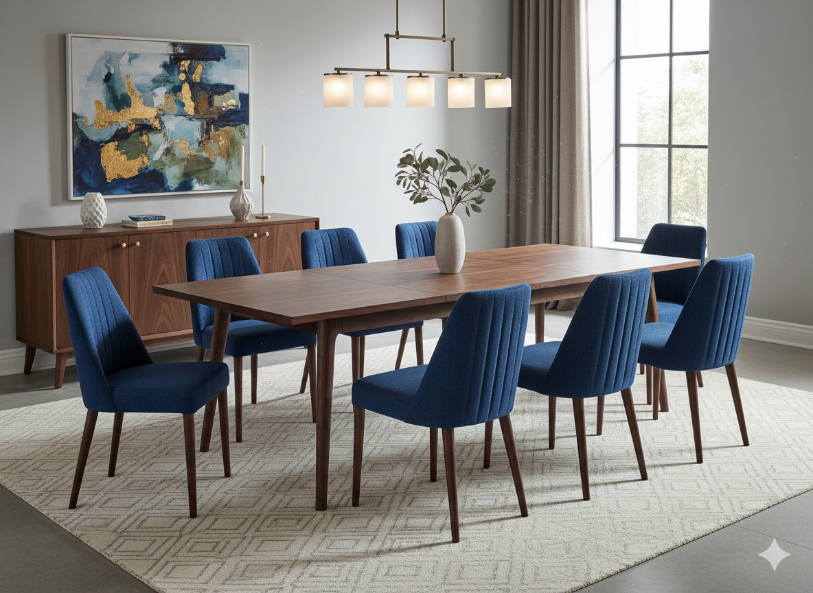 Dining table and chairs
